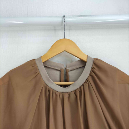 シップス SHIPS 23SS シアートップス コンビ ジョーゼット ワンピース レディース JPN:M